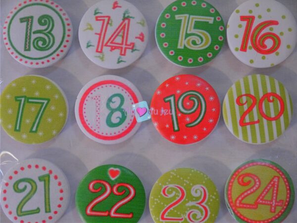 Chiffres Calendrier Avent Legler Small Foot Company