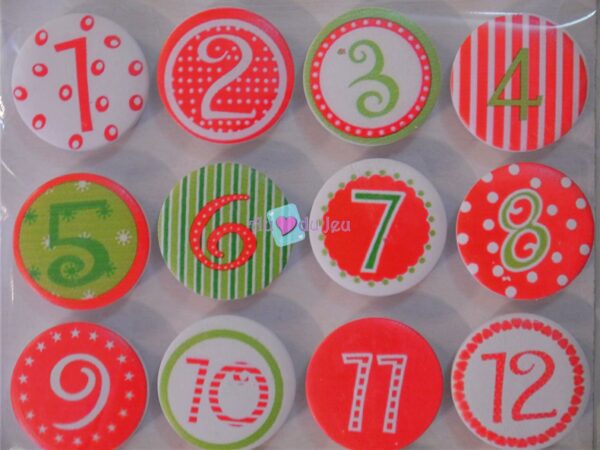Chiffres Calendrier Avent Legler Small Foot Company
