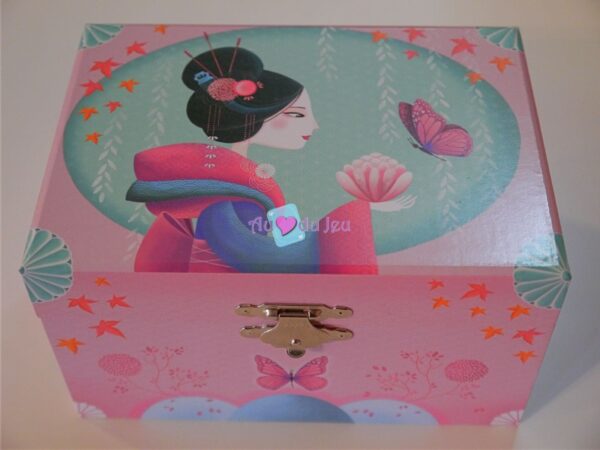 Coffre Musical Lotus en bois – Image 2