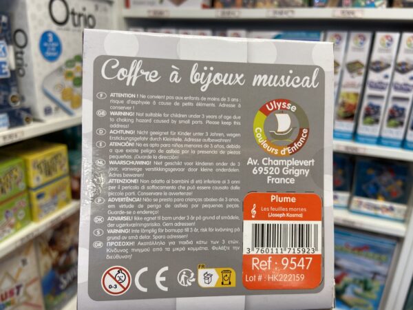 Coffre Musical Plume Ulysse