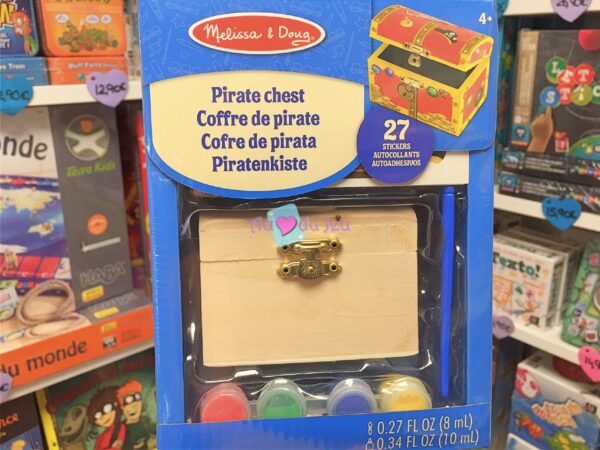 Coffre Trésor Pirate à peindre