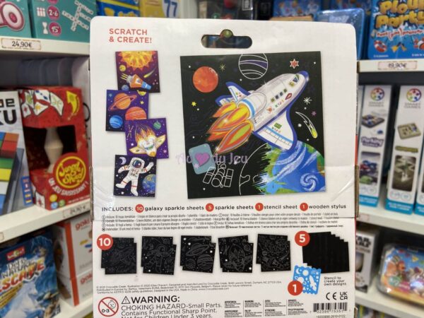 Coffret Cartes à Gratter Espace Crocodile Creek