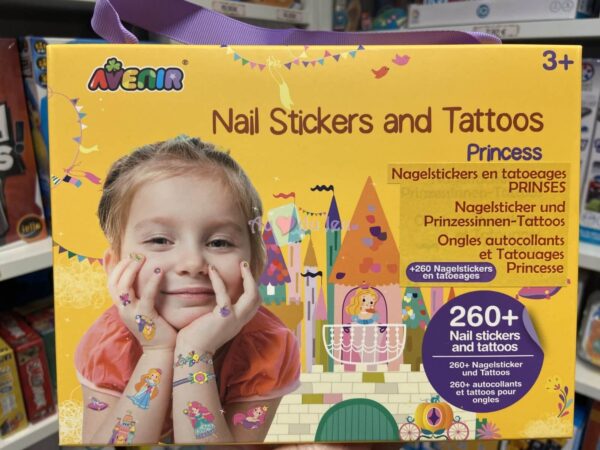 Coffret Tatouages & Autocollants Princesses