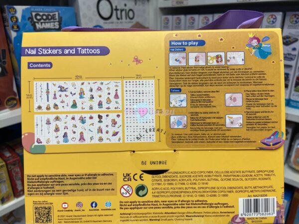Coffret Tatouages & Autocollants Princesses – Image 2