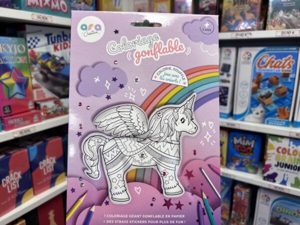 Coloriage Gonflable Licorne