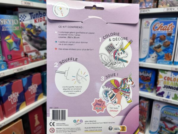 Coloriage Gonflable Licorne