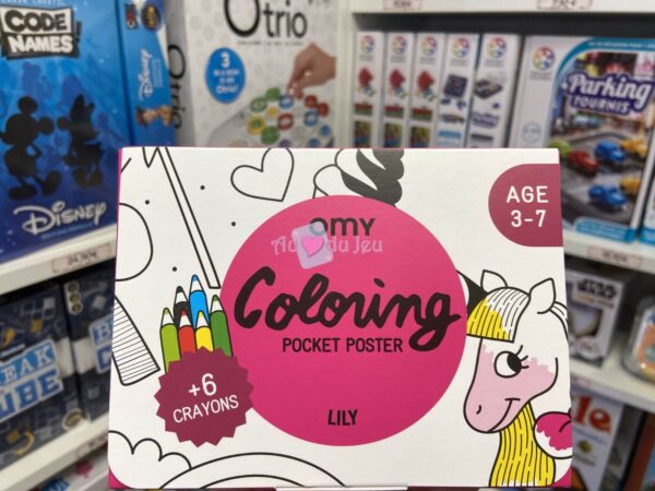 Coloring Pocket Lily