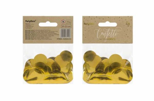 Confettis Dorés - 15gr McParty