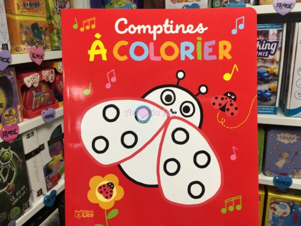 Comptines à Colorier Coccinelle