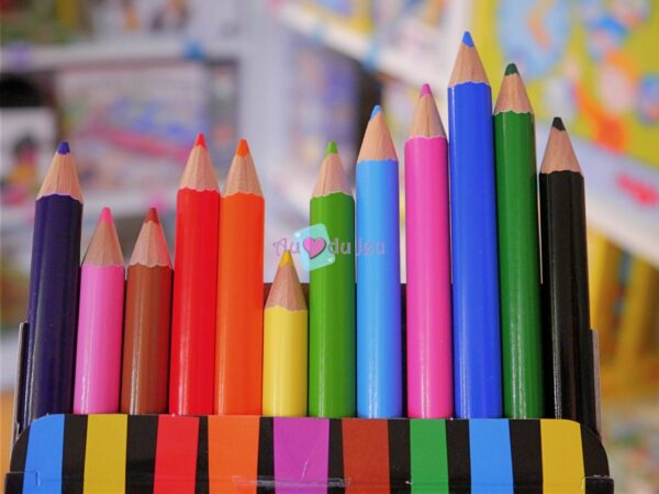 12 Crayons de Couleurs triangulaires – Image 2