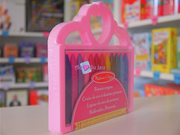 12 Crayons de cire Princesse – Image 2