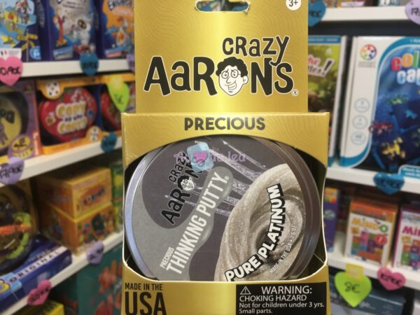 Crazy Aaron's Thinking Putty 7.5cm - Pure Platinum