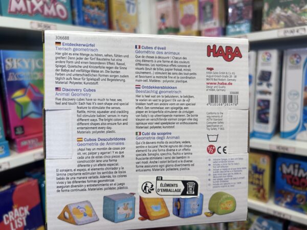 Cubes d'eveil Geometrie des Animaux Haba