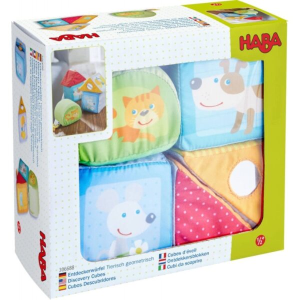 Cubes d'eveil Geometrie des Animaux Haba