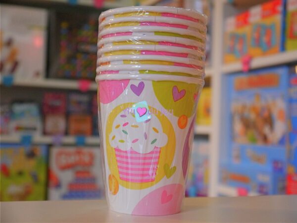 8 Gobelets Cupcake