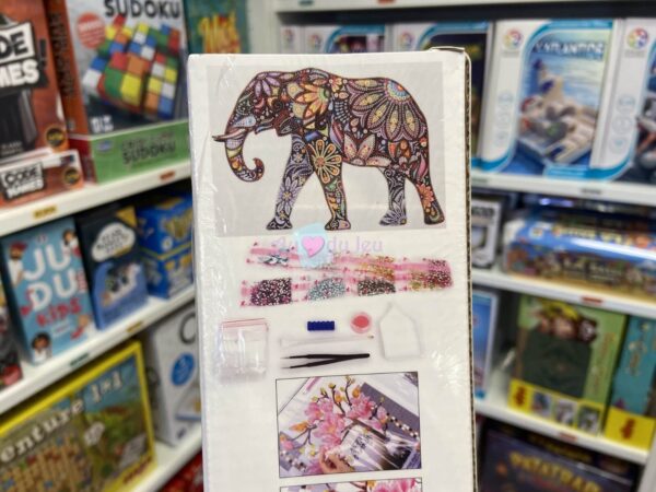 Diamond Painting Elephant 30x30cm – Image 3