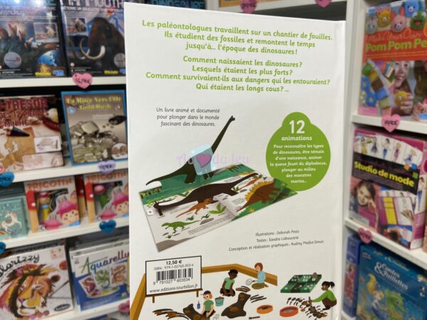 Documentaire Pop-up : Le Livre Animé des Dinosaures – Image 2