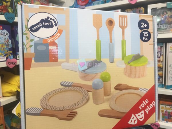 Ensemble Service de Table en Bois