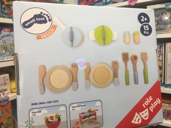 Ensemble Service de Table en Bois – Image 2
