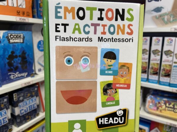 Flash Cards Emotions et Actions Montessori
