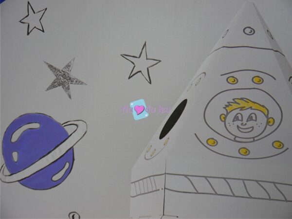 Fusée En Carton à Colorier – Image 3