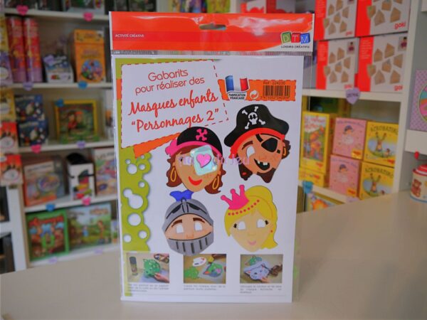 Gabarits Masques Enfants Personnages 2