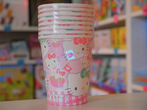 8 Gobelets Hello Kitty