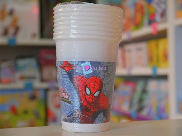 8 Gobelets Spiderman