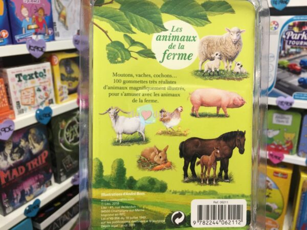 100 Gommettes Les Animaux de la Ferme – Image 2