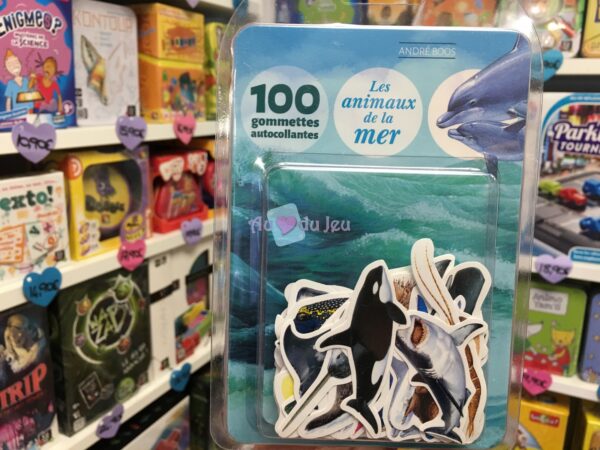 100 Gommettes Les Animaux de la Mer