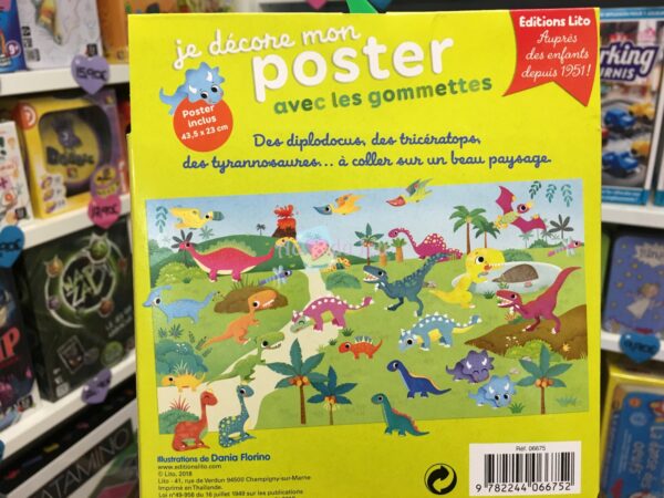 Gommettes Dinosaures Je Décore Mon Poster – Image 2