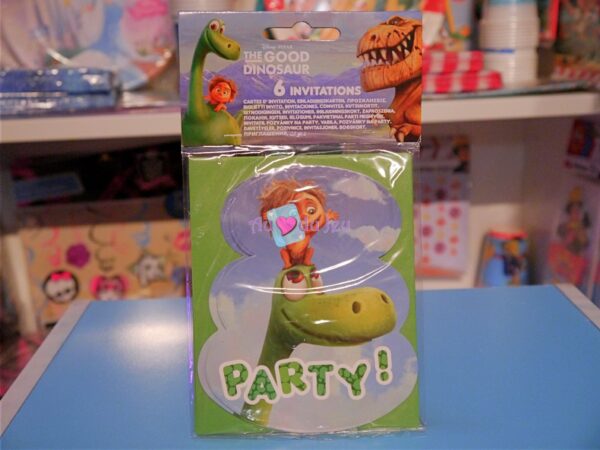 8 Cartes Invitation Le Voyage d'Arlo avec Enveloppes