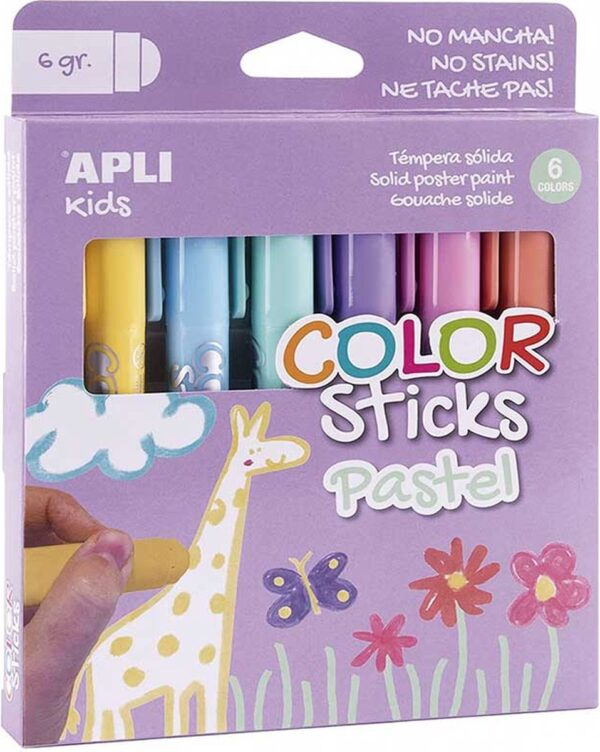 Gouache Solide Pastel APLI Kids