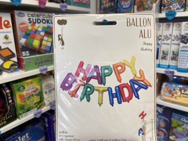 Guirlande Ballons Happy Birthday Multicolor