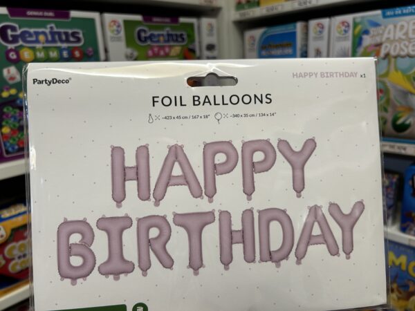 Guirlande Ballons Happy Birthday Violet