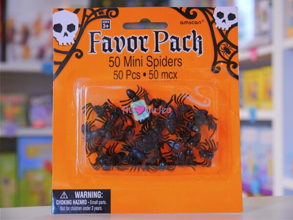 50 Mini Araignées Halloween