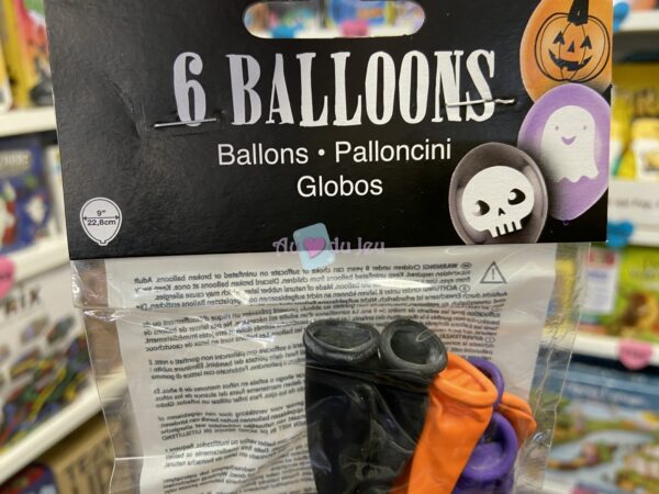Halloween - 6 Ballons Latex – Image 2