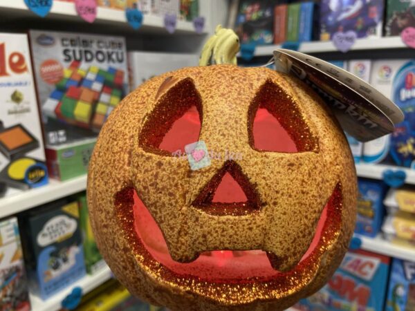 Halloween - Citrouille Lumineuse 17 cm – Image 3