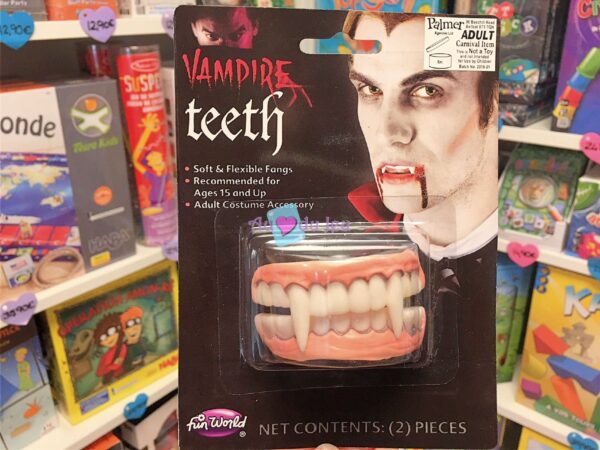 Halloween - Dents de Vampire 2 Pièces