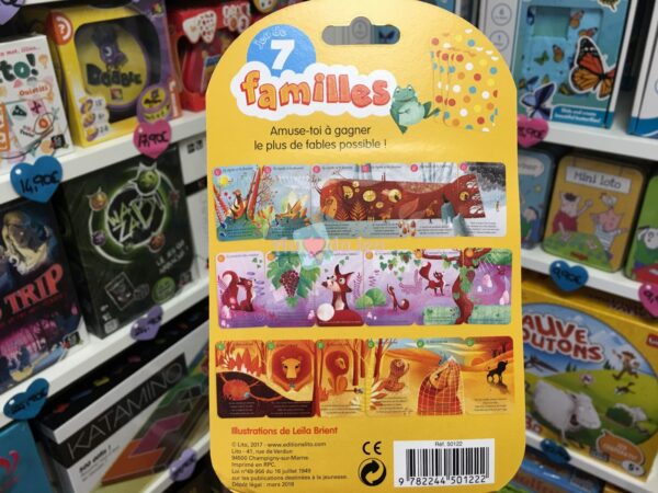 Jeu 7 Familles Les Fables de La Fontaine – Image 2