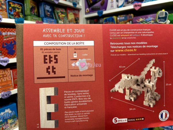 Jeu Construction Bois - Le Dragon – Image 2