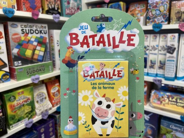 Jeu de Bataille Les Animaux de la Ferme