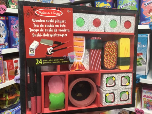 Jeu de Sushis en Bois