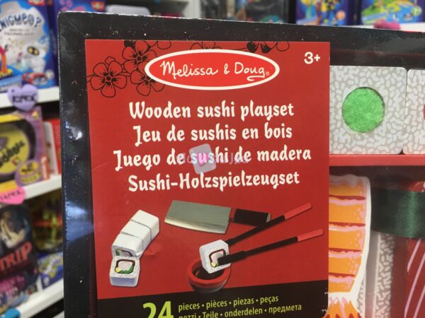 Jeu de Sushis en Bois – Image 3