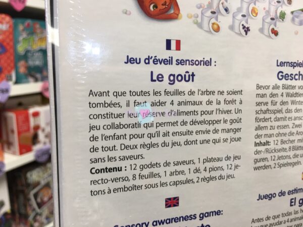 Jeu Sensoriel - Le Gout – Image 3