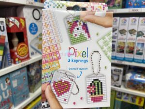 Kit 3 Portes Cles Pixel Sweet Pixelhobby