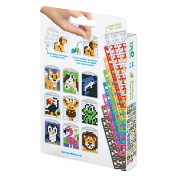 Kit 3 Portes Cles Pixel Pixelhobby