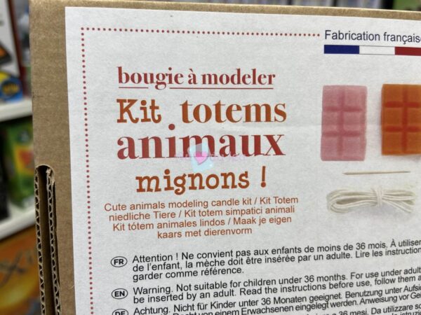 Kit Bougie à Modeler - Totem Animaux – Image 3