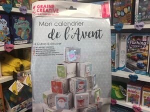 Kit Calendrier de l'Avent - 24 Cubes à Décorer Graine Creative