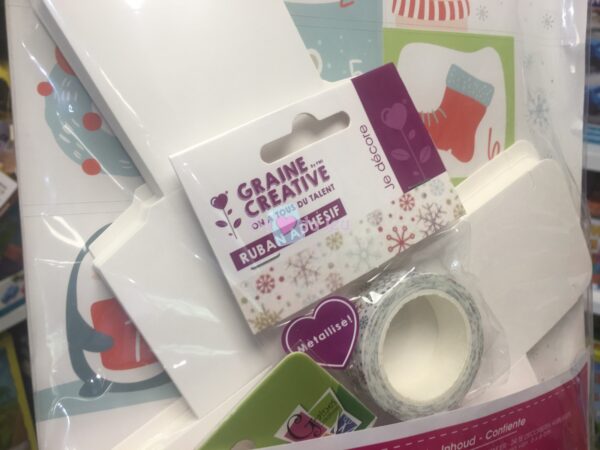 Kit Calendrier de l'Avent - 24 Cubes à Décorer Graine Creative